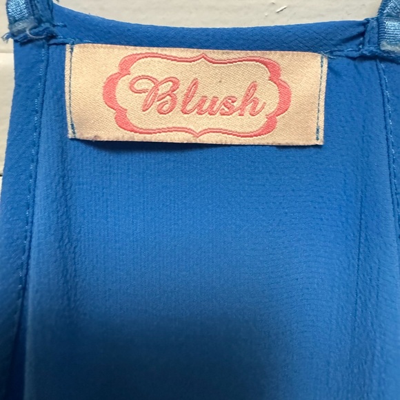 Blush blue jumpsuit Small - Picture 3 of 5